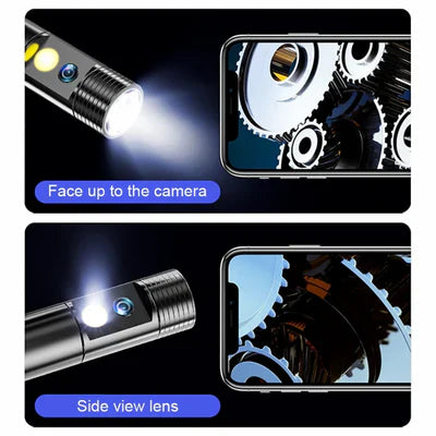3 In 1 Endoscope Camera (3.5 Metre)Type-C With 6 LEDs, HD Mini Inspection Tool