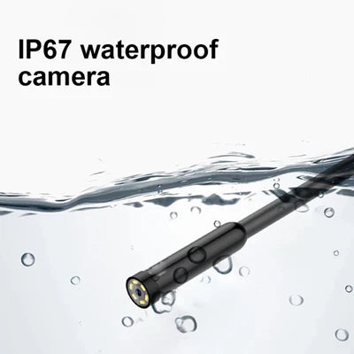 3 In 1 Endoscope Camera (3.5 Metre)Type-C With 6 LEDs, HD Mini Inspection Tool