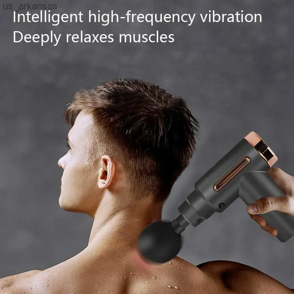4-in-1 Deep Tissue Massage Gun 💆‍♂️ | Powerful Percussion Massager with 4 Specialized Heads | Handheld Electric Body Therapy for Pain Relief, Stress Relief & Muscle Recovery