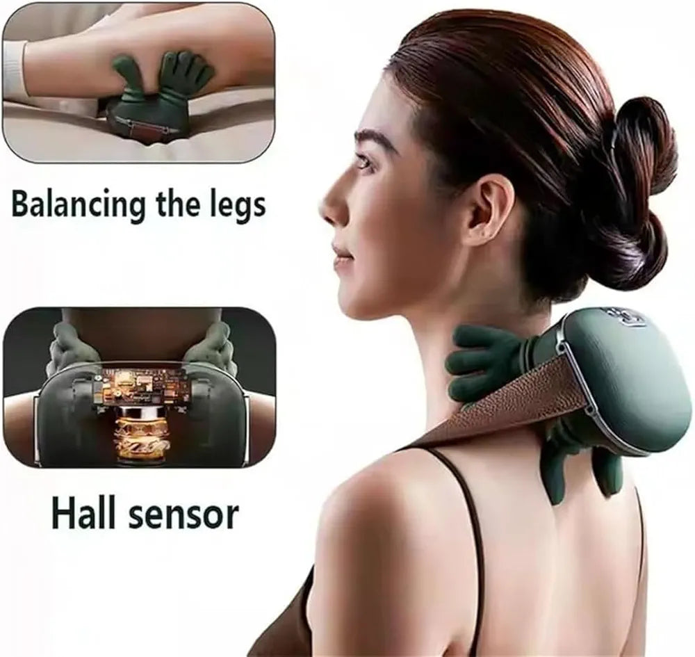 Neck & Shoulder Massager — 3 Modes + Heat, Fast Pain Relief