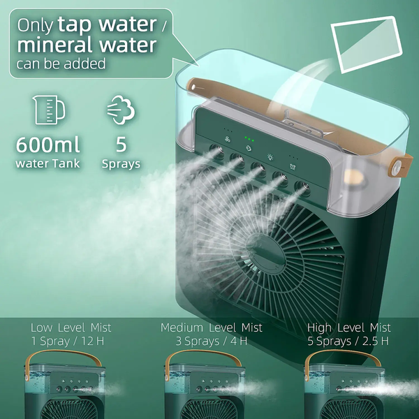 Mini Air Cooling Fan – Portable USB electric supply Desk Cooler for Home, Office, Travel