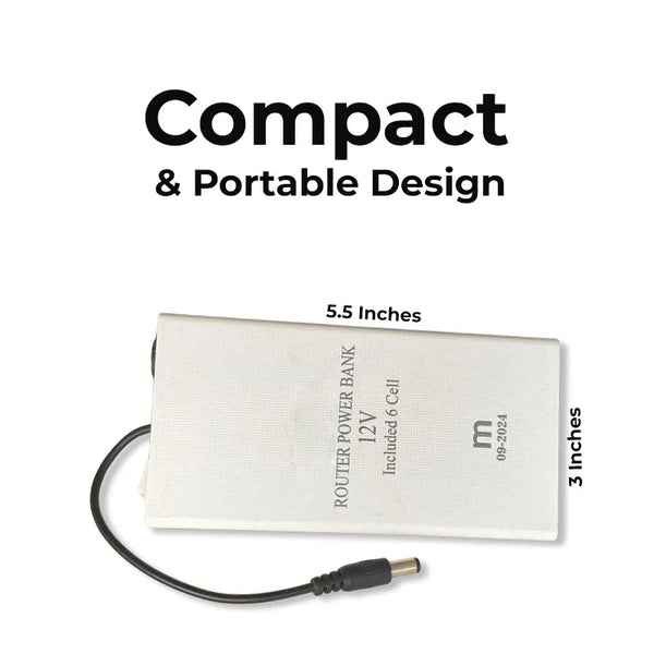 20000mAh WiFi Router Power Bank with 8 Hours Backup